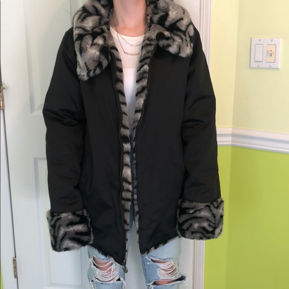 Dennis by Dennis Basso Coat. Reversible!!